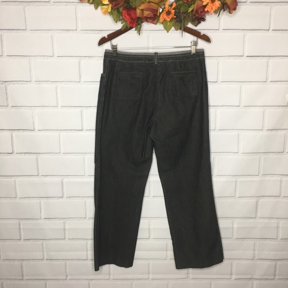 Worth Black Denim Jean 5 Pocket Construction Pants Size 6